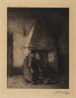 St G 091
          <br/>
          Oude vrouw bij de schouw
          <br/>
          <em>Beever, Emanuel Samson van (1876 - 1912)</em>
